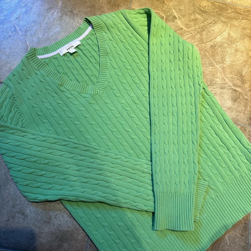 Green Knit Sweater